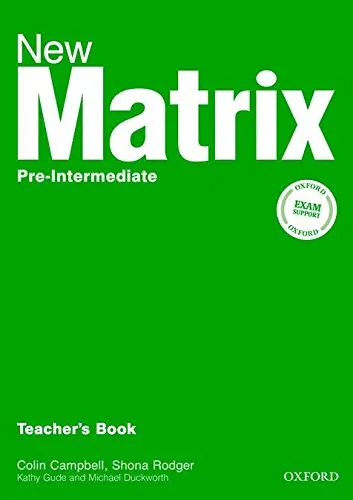 Coperta cărții New Matrix Pre-Intermediate Teacher's Book- REDUCERE 50%