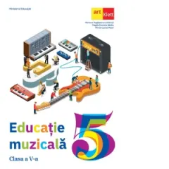 Coperta cărții Educatie muzicala. Manual pentru clasa a V-a