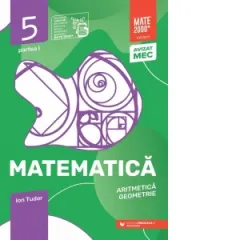 Coperta cărții Matematica. Aritmetica, geometrie. Clasa a V-a, partea I. Mate 2000 - Initiere (anul scolar 2025 - 2026)