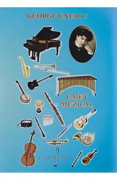 Coperta cărții Caiet muzical - George Enescu