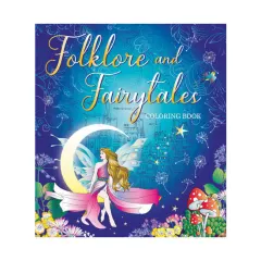 Coperta cărții Folklore and fairytales coloring book