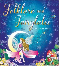 Coperta cărții Folklore and fairytales coloring book