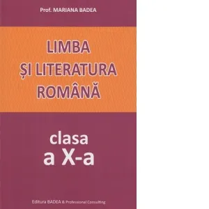 Coperta cărții Limba si literatura romana. Clasa a X-a