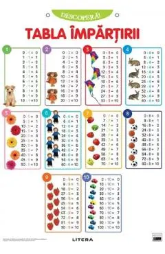 Coperta cărții Plansa: Descopera! Tabla impartirii