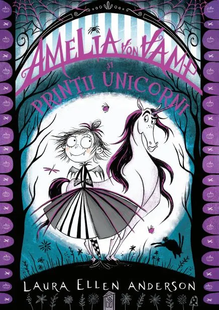 Coperta cărții Amelia von Vamp și prinții unicorni