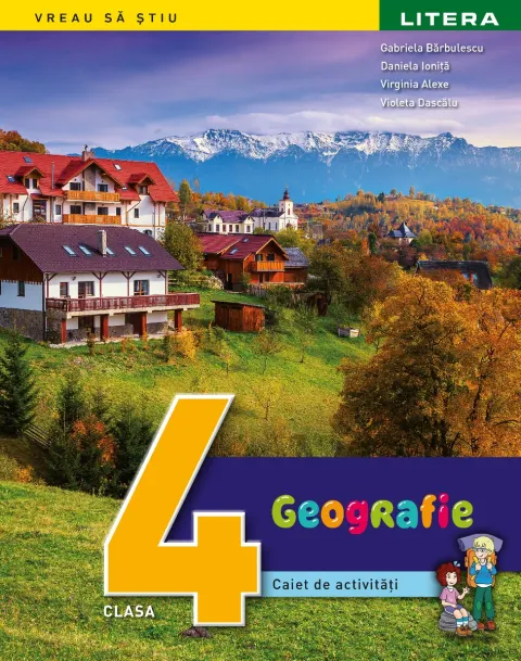 Coperta cărții Geografie. Caiet de activitati. Clasa a IV-a