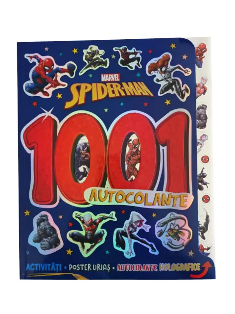Coperta cărții Marvel. Spider-Man. 1001 autocolante