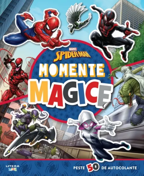 Coperta cărții Marvel. Spider-Man. Momente magice