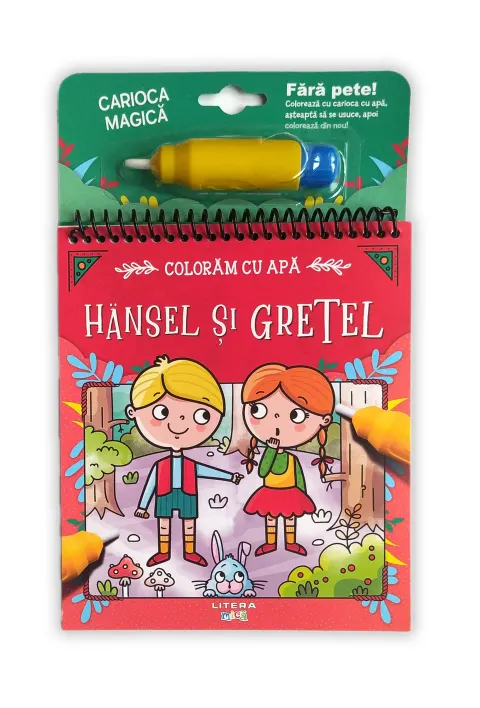Coperta cărții Coloram cu apa. Hansel si Gretel