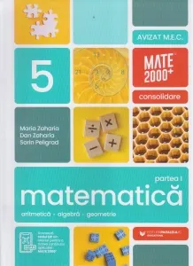 Coperta cărții Matematica. Aritmetica, algebra, geometrie. Clasa a V-a. Consolidare. Partea I (anul scolar 2026-2027)