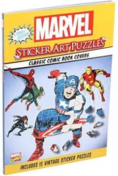 Coperta cărții Marvel Sticker Art Puzzles