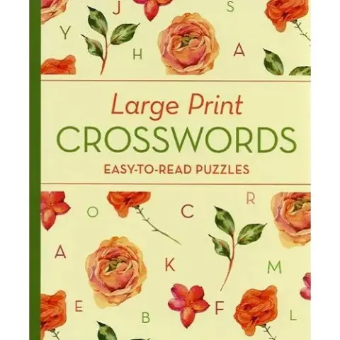 Coperta cărții Large Print Crosswords