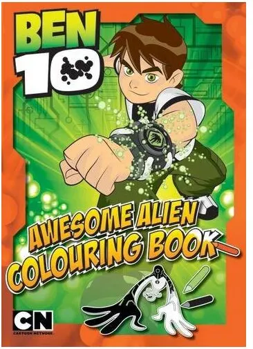 Coperta cărții Ben 10 Amazing Action Colouring Book