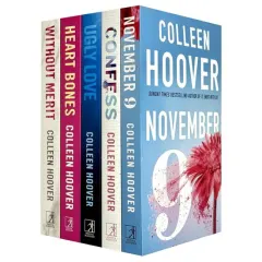 Coperta cărții Colleen Hoover 5 Books Collection Set (November 9, Confess, Ugly Love, Heart Bones, Without Merit)
