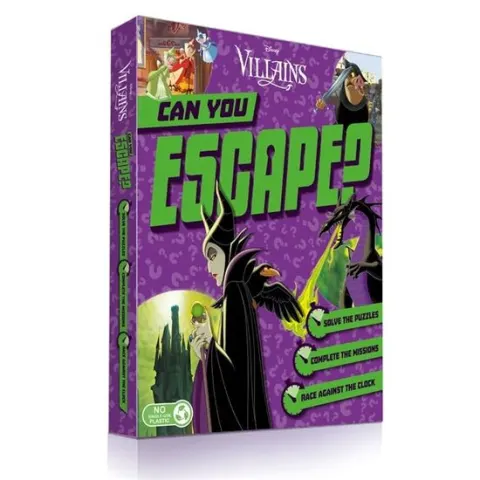 Coperta cărții Disney Villains: Can You Escape?