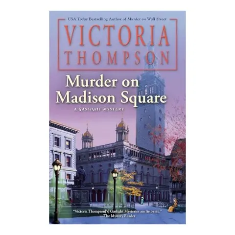 Coperta cărții Murder on Madison Square, Victoria Thompson