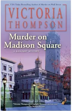 Coperta cărții Murder on Madison Square, Victoria Thompson
