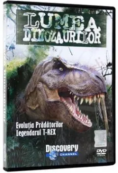 Coperta cărții Evoluția prădătorilor. Legendarul T-REX. Seria Lumea dinozaurilor