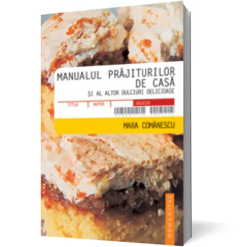 Coperta cărții Manualul prajiturilor de casă