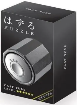Coperta cărții Huzzle Cast Tube. Puzzle mecanic