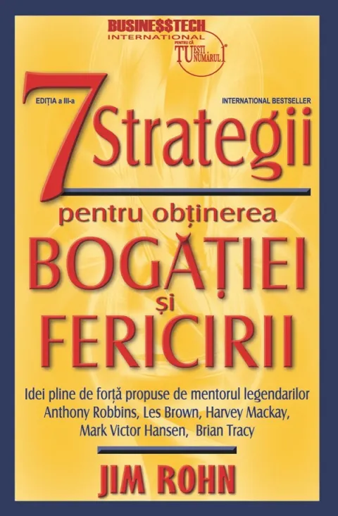 Coperta cărții 7 strategii pentru obtinerea bogatiei si fericirii