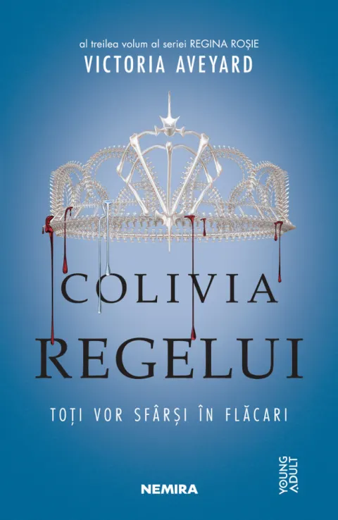 Coperta cărții Colivia regelui (seria Regina rosie, partea a III-a)