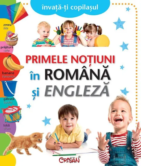 Coperta cărții Primele noțiuni în română și engleză