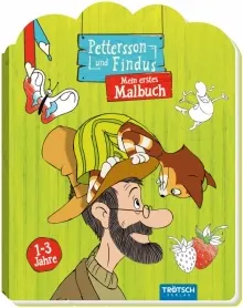 Coperta cărții Prima mea carte de colorat cu Pettson si Findus