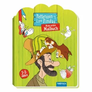 Coperta cărții Prima mea carte de colorat cu Pettson si Findus