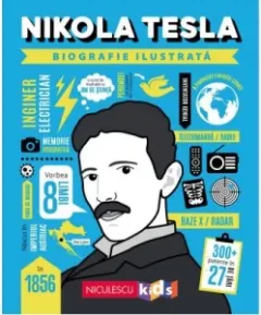 Coperta cărții Nikola Tesla. Biografie ilustrata