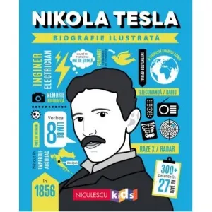 Coperta cărții Nikola Tesla. Biografie ilustrata