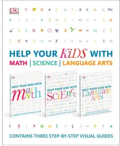Coperta cărții Help Your Kids with Math, Science, and Language Arts Box Set Contains Three Step-By-Step Visual Guides