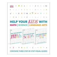 Coperta cărții Help Your Kids with Math, Science, and Language Arts Box Set Contains Three Step-By-Step Visual Guides