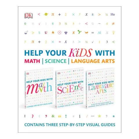 Coperta cărții Help Your Kids with Math, Science, and Language Arts Box Set Contains Three Step-By-Step Visual Guides