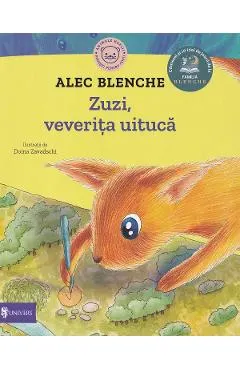 Coperta cărții zuzi, veverita uituca - doina zavadschi