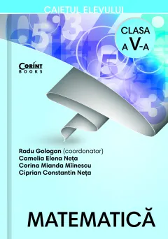 Coperta cărții Matematică. Caietul elevului pentru clasa a V-a