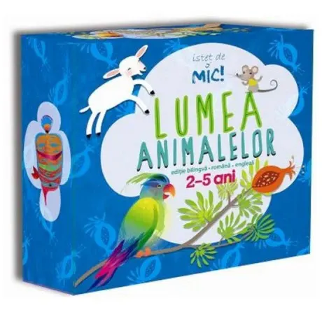 Coperta cărții ISTEȚ DE MIC! Lumea animalelor (editie bilingva romana-engleza)