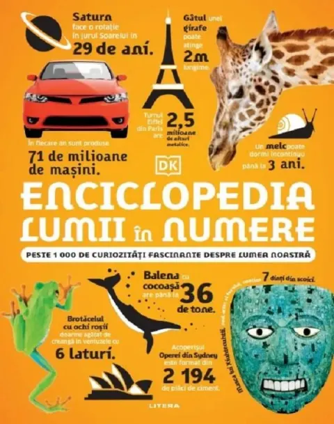 Coperta cărții Enciclopedia lumii in numere