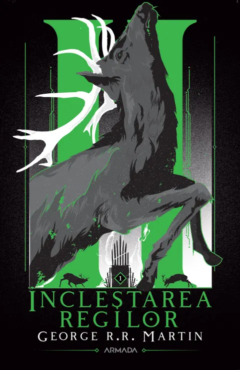 Coperta cărții Inclestarea regilor. Seria Cantec de gheata si foc Vol.2 - George R. R. Martin