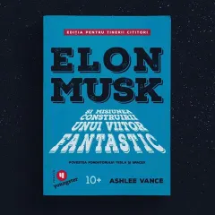 Coperta cărții Elon Musk pentru tinerii cititori