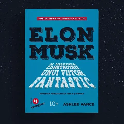 Coperta cărții Elon Musk pentru tinerii cititori
