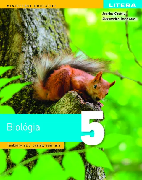 Coperta cărții Biologie. Manual in limba maghiara. Clasa a V-a