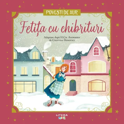 Coperta cărții Fetita cu chibrituri. Volumul 27. Povesti de Aur