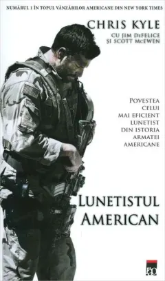 Coperta cărții Lunetistul american