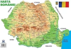 Coperta cărții Planșă. Harta României