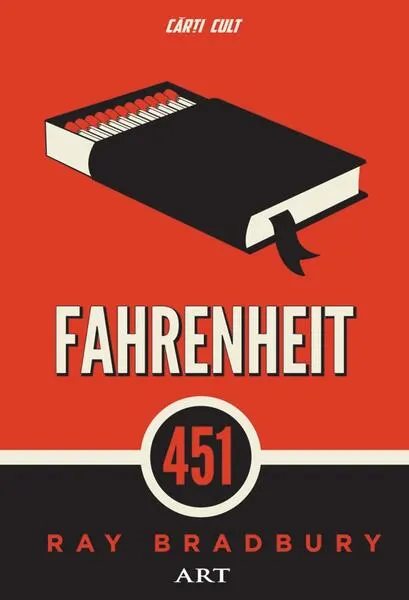 Coperta cărții Fahrenheit 451 (Cărți Cult)