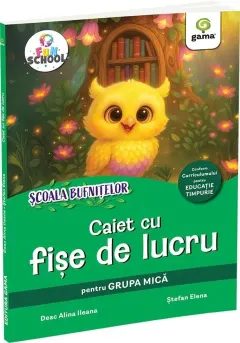 Coperta cărții Caiet cu fise de lucru grupa mica