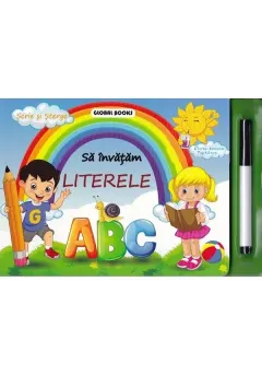 Coperta cărții Sa invatam literele: ABC. Scrie si sterge