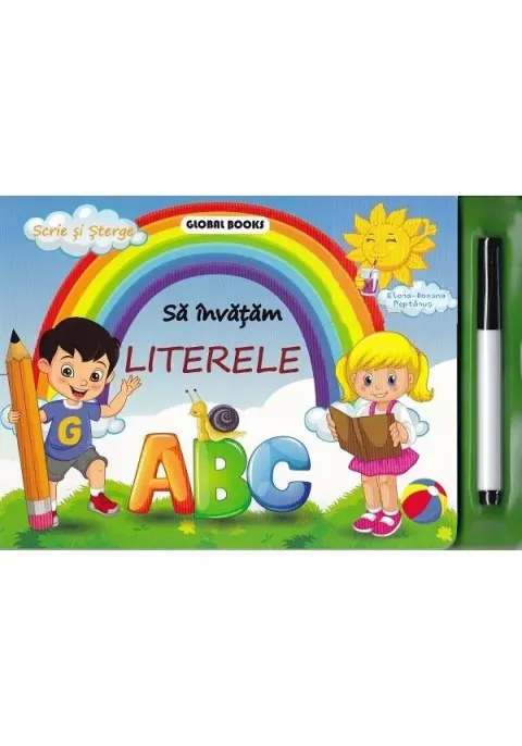 Coperta cărții Sa invatam literele: ABC. Scrie si sterge