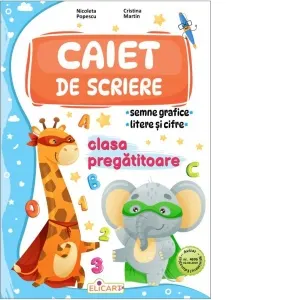 Coperta cărții Caiet de scriere pentru clasa pregatitoare